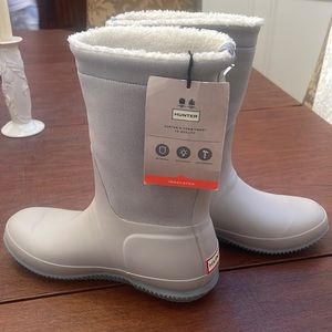 Grey Hunter Boots Fur Lining